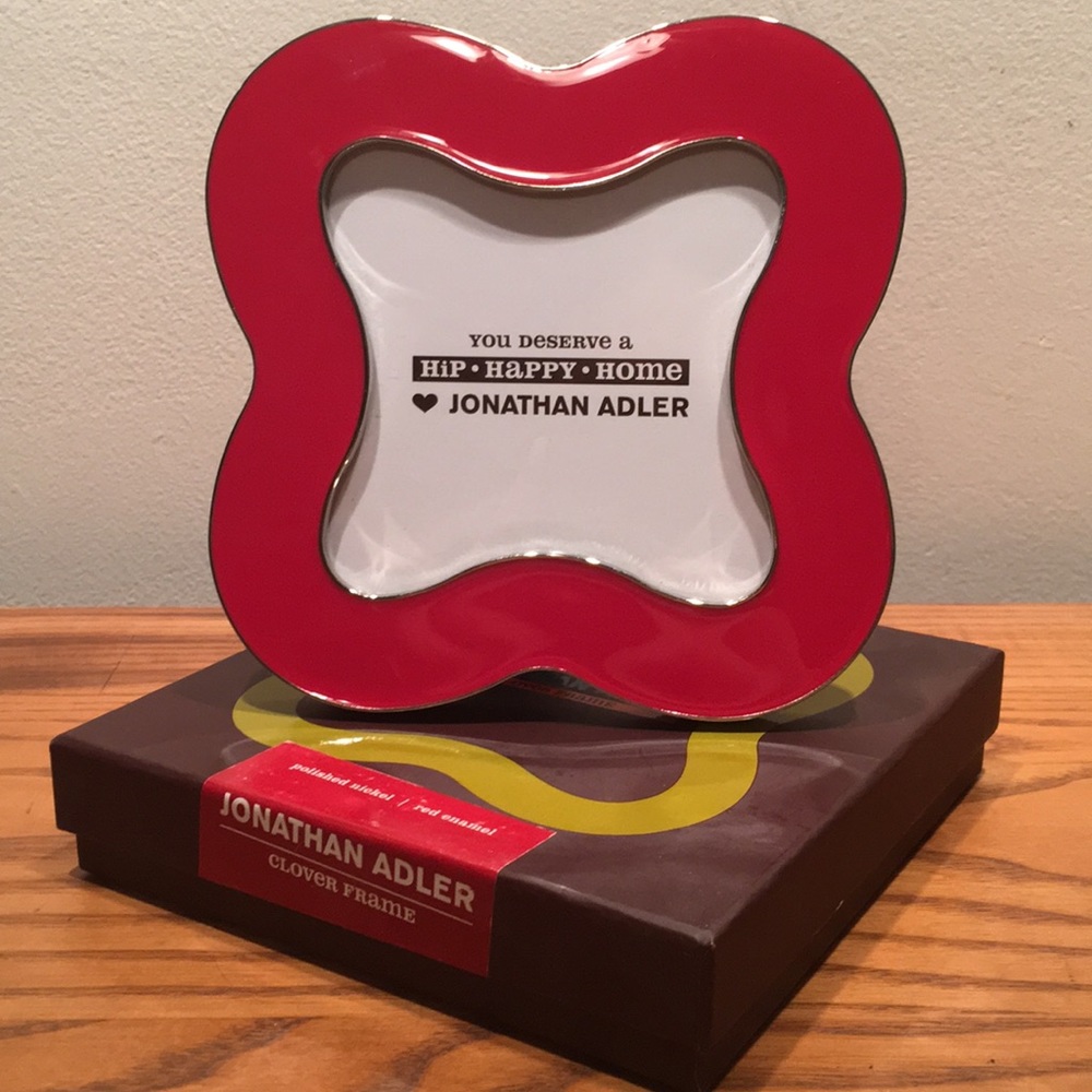 Jonathan Adler red clover frame